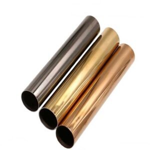 Colored stainless steel round tube