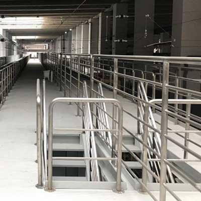 Application of VertexFlowtubes stainless steel pipe products - subway guardrail project