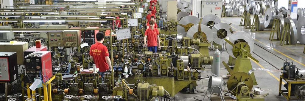 VertexFlowtubes stainless steel pipe manufacturer production workshop